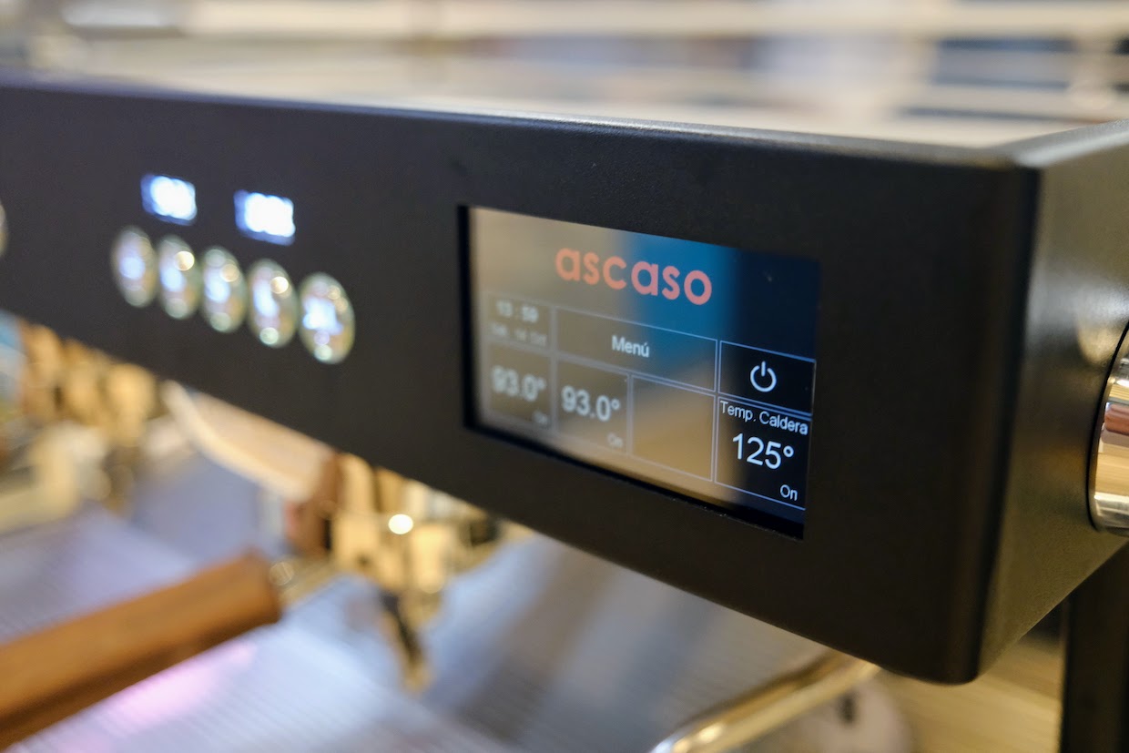 Ascaso Barista T touch screen